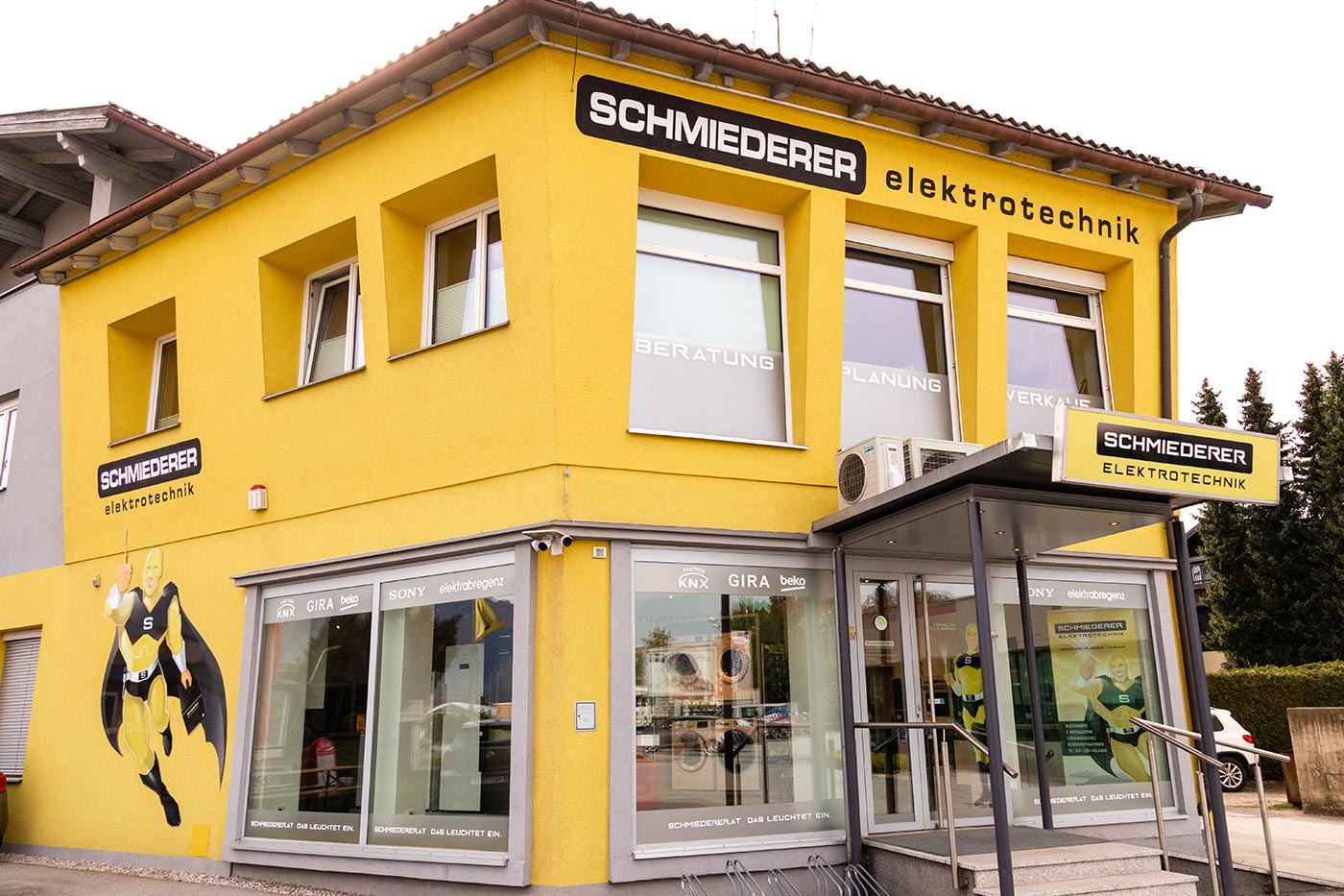 Geschäftsgebäude der Schmiederer-Elektrotechnik GesmbH in Salzburg